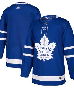 Toronto Maple Leafs Adidas Home Authentic Blank Jersey - Blue Nhl