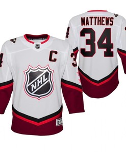 Toronto Maple Leafs Auston Matthews 34 White 2022 All-Star Eastern Jersey Youth