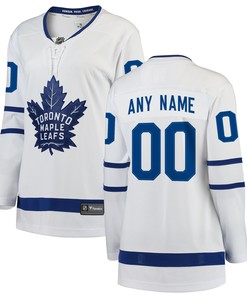 Toronto Maple Leafs Fanatics Branded Womens Away Breakaway Custom Jersey White Custom Jerseys Nhl