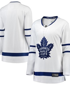 Toronto Maple Leafs Fanatics Branded Womens Away Breakaway Jersey - White Nhl