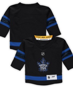 Toronto Maple Leafs Infant Alternate Replica Team Jersey - Black Nhl