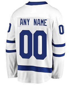 Toronto Maple Leafs Stanley Cup 2023 Playoffs Patch Away Breakaway Custom Men Jersey - White