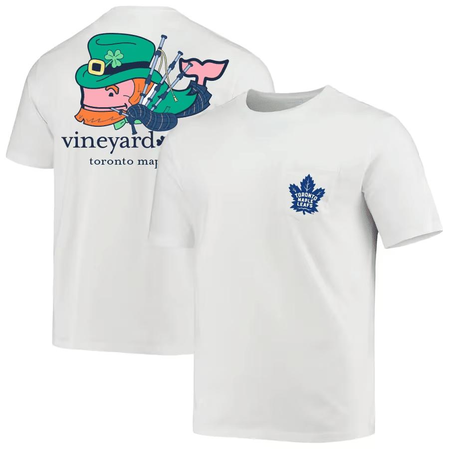 Toronto Maple Leafs Vineyard Vines St. Patrick's Day T-Shirt - White