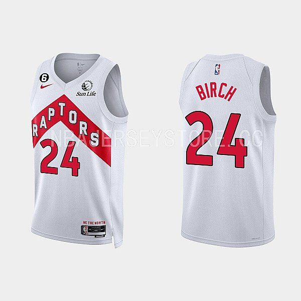 Toronto Raptors Khem Birch 24 2022-23 Association Edition White Men Jersey Swingman