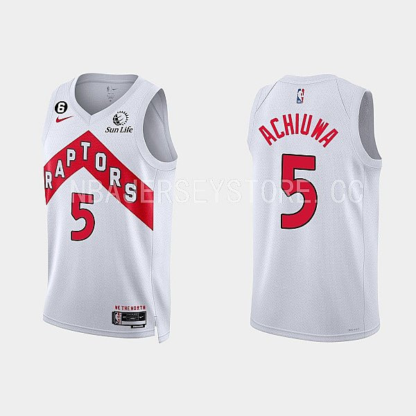 Toronto Raptors Precious Achiuwa 5 2022-23 Association Edition White Men Jersey Swingman