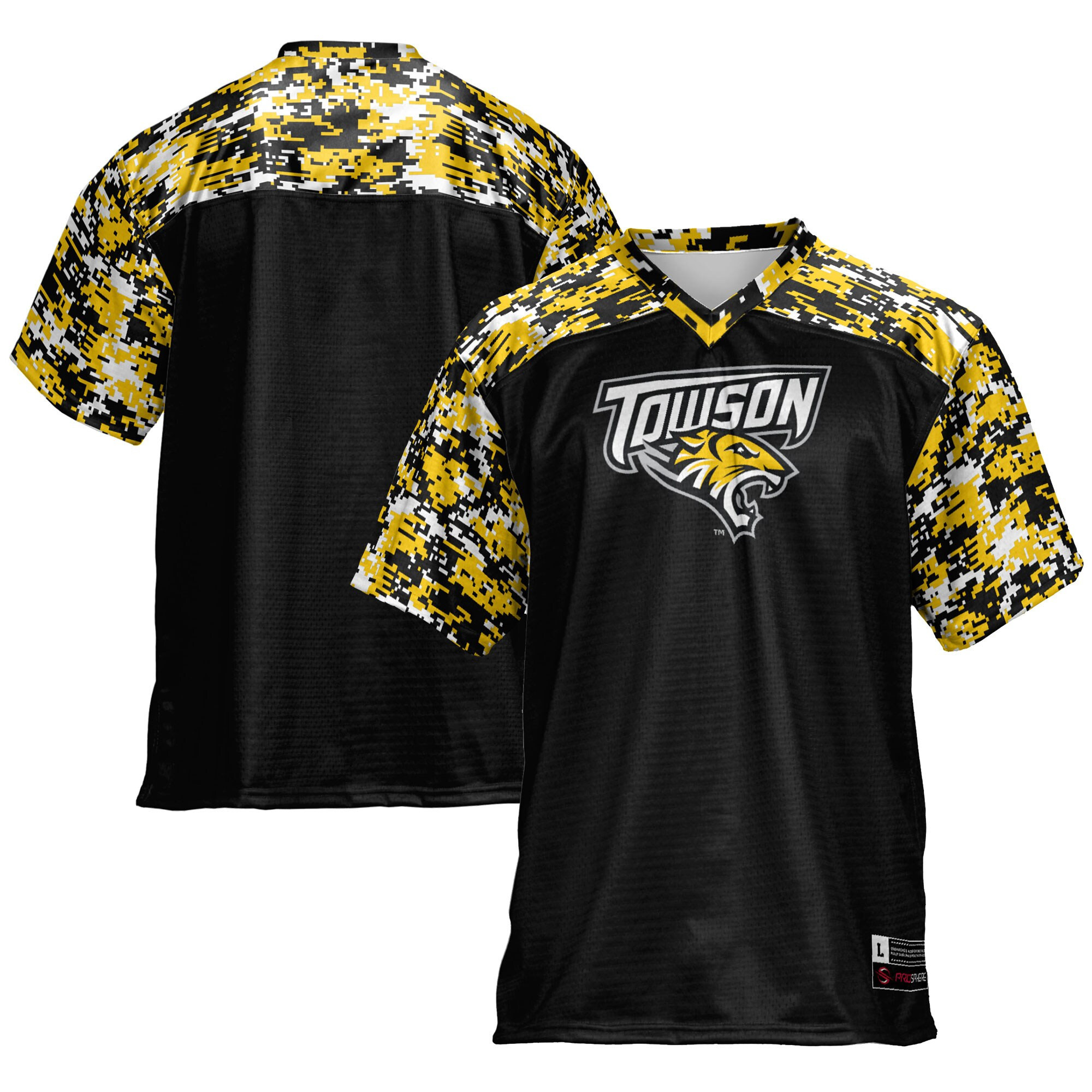 Towson Tigers Football Jersey - Black Ncaa