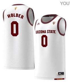 Tra Holder 0 Arizona State Sun Devils Retro Basketball Youth Jersey - White