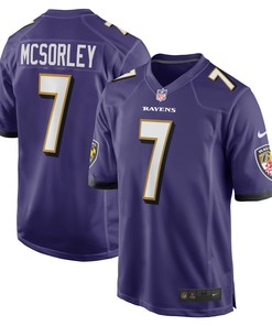 Trace Mcsorley Baltimore Ravens Player Game Jersey - Purple Nfl