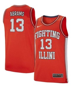 Tracy Abrams 13 Illinois Fighting Illini Retro Elite Basketball Men Jersey - Orange