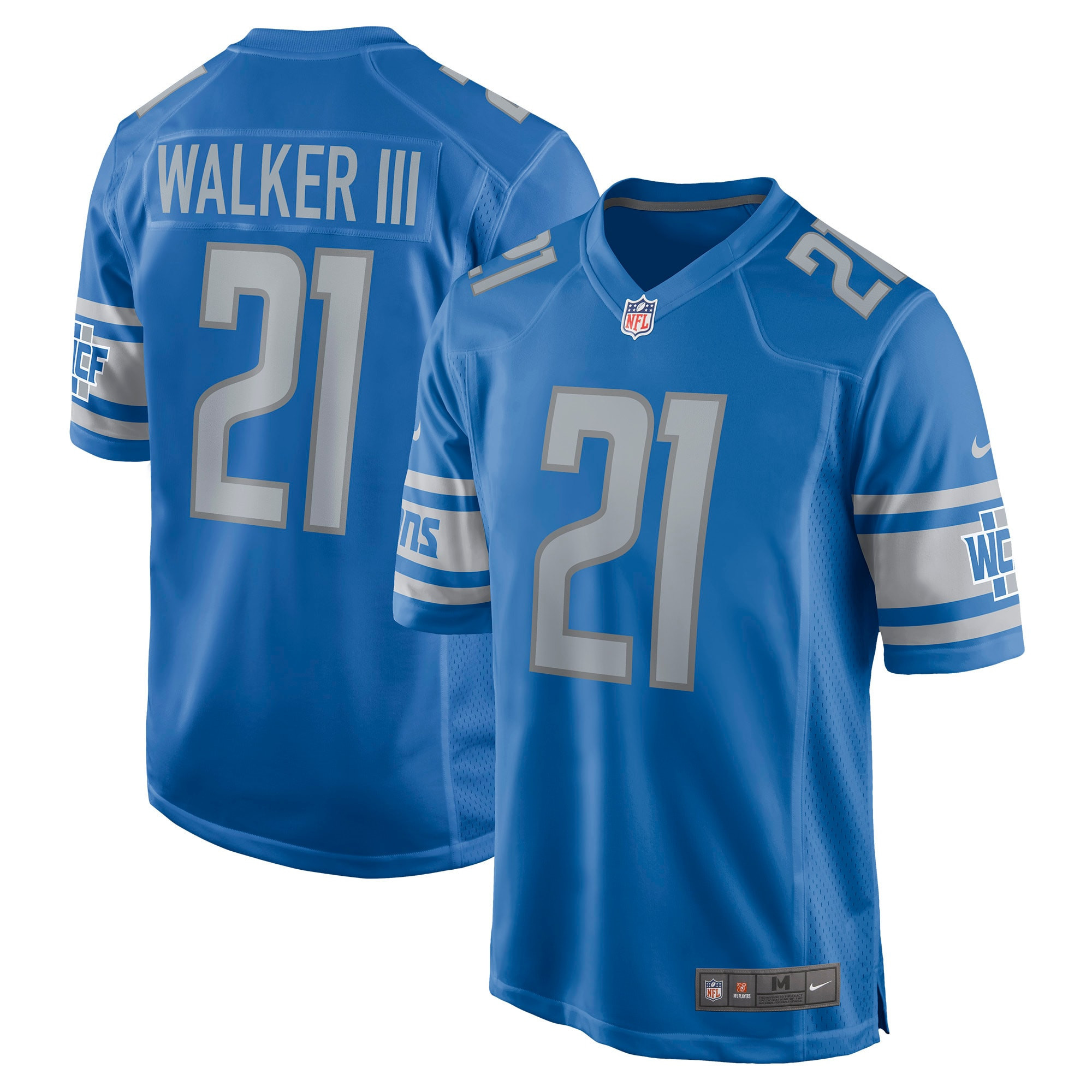 Tracy Walker Iii Detroit Lions Game Jersey - Blue Nfl