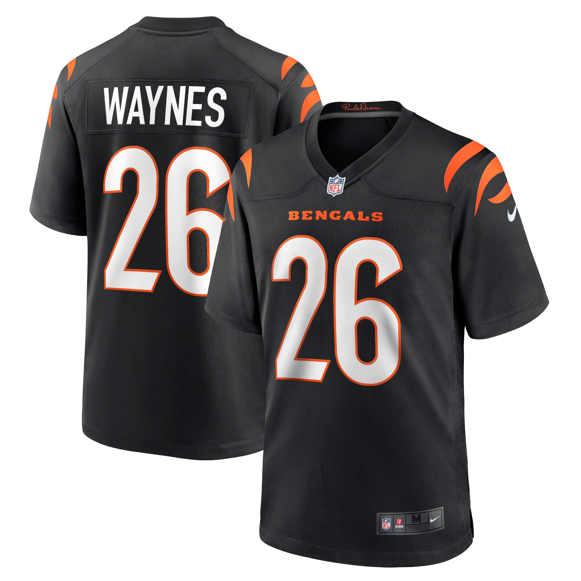 Trae Waynes Cincinnati Bengals Game Jersey - Black Nfl