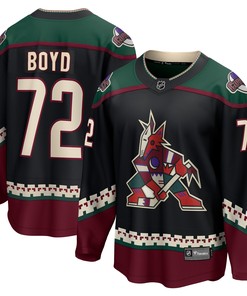 Travis Boyd Arizona Coyotes Fanatics Branded Home Breakaway Player Jersey - Black Nhl