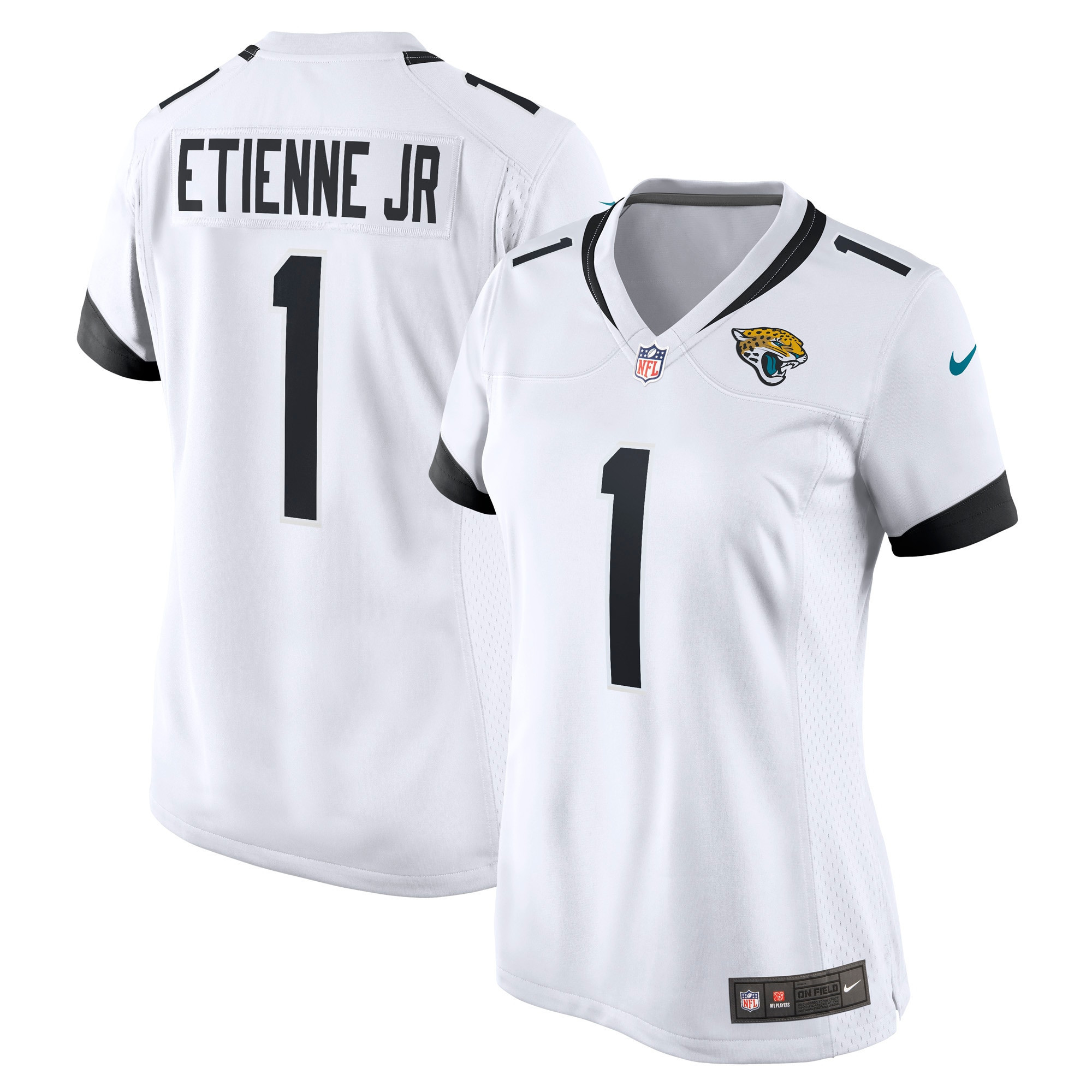 Travis Etienne Jr. Jacksonville Jaguars Womens Game Player Jersey - White Nfl