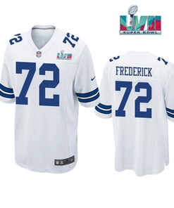 Travis Ferick 72 Dallas Cowboys Super Bowl LVII Super Bowl LVII White Men Game Jersey