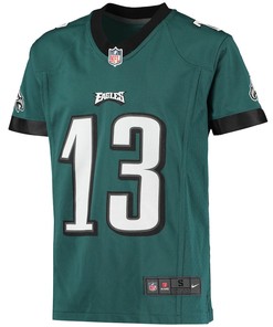 Travis Fulgham 13 Philadelphia Eagles Youth Game Jersey - Midnight Green
