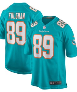 Travis Fulgham Miami Dolphins Game Jersey - Aqua Nfl