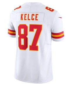 Travis Kelce 87 Kansas City Chiefs Vapor F.U.S.E. Limited Jersey - White