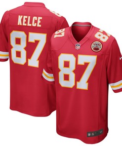 Travis Kelce Kansas City Chiefs Game Jersey Red Nfl