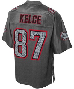 Travis Kelce Kansas City Chiefs Nfl Pro Line Fashion Static Jersey - Gray