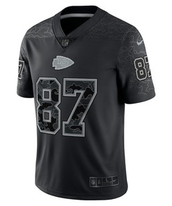 Travis Kelce Kansas City Chiefs RFLCTV Limited Jersey - Black