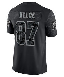 Travis Kelce Kansas City Chiefs RFLCTV Limited Jersey - Black