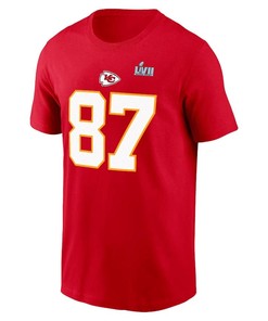 Travis Kelce Kansas City Chiefs Super Bowl LVII T-Shirt - Red