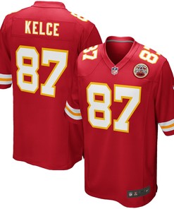 Travis Kelce Kansas City Chiefs Team Game Jersey Red Nfl
