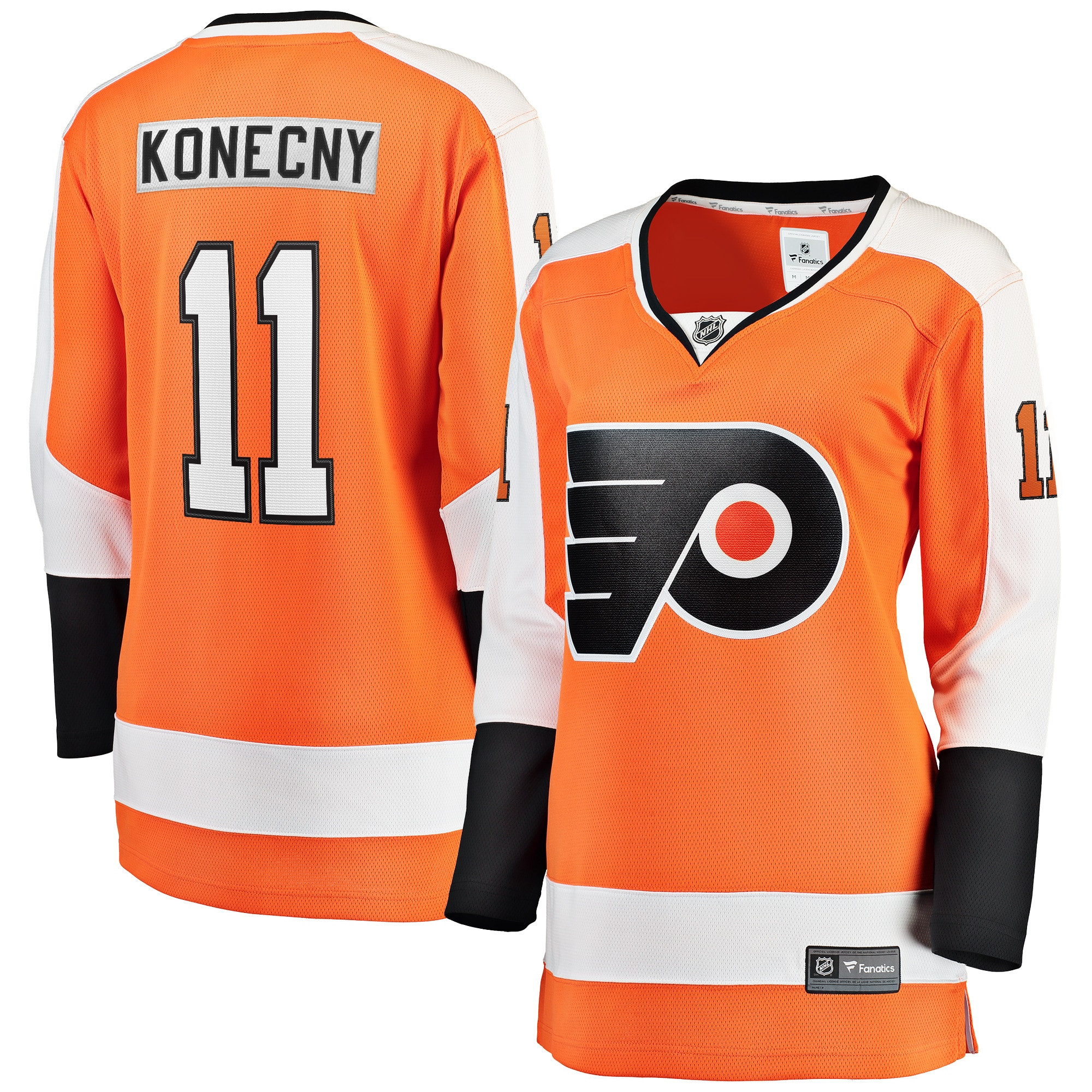 Travis Konecny Philadelphia Flyers Fanatics Branded Womens Home Premier Breakaway Player Jersey Orange Nhl