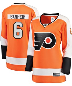 Travis Sanheim Philadelphia Flyers Fanatics Branded Womens Breakaway Player Jersey - Orange Nhl