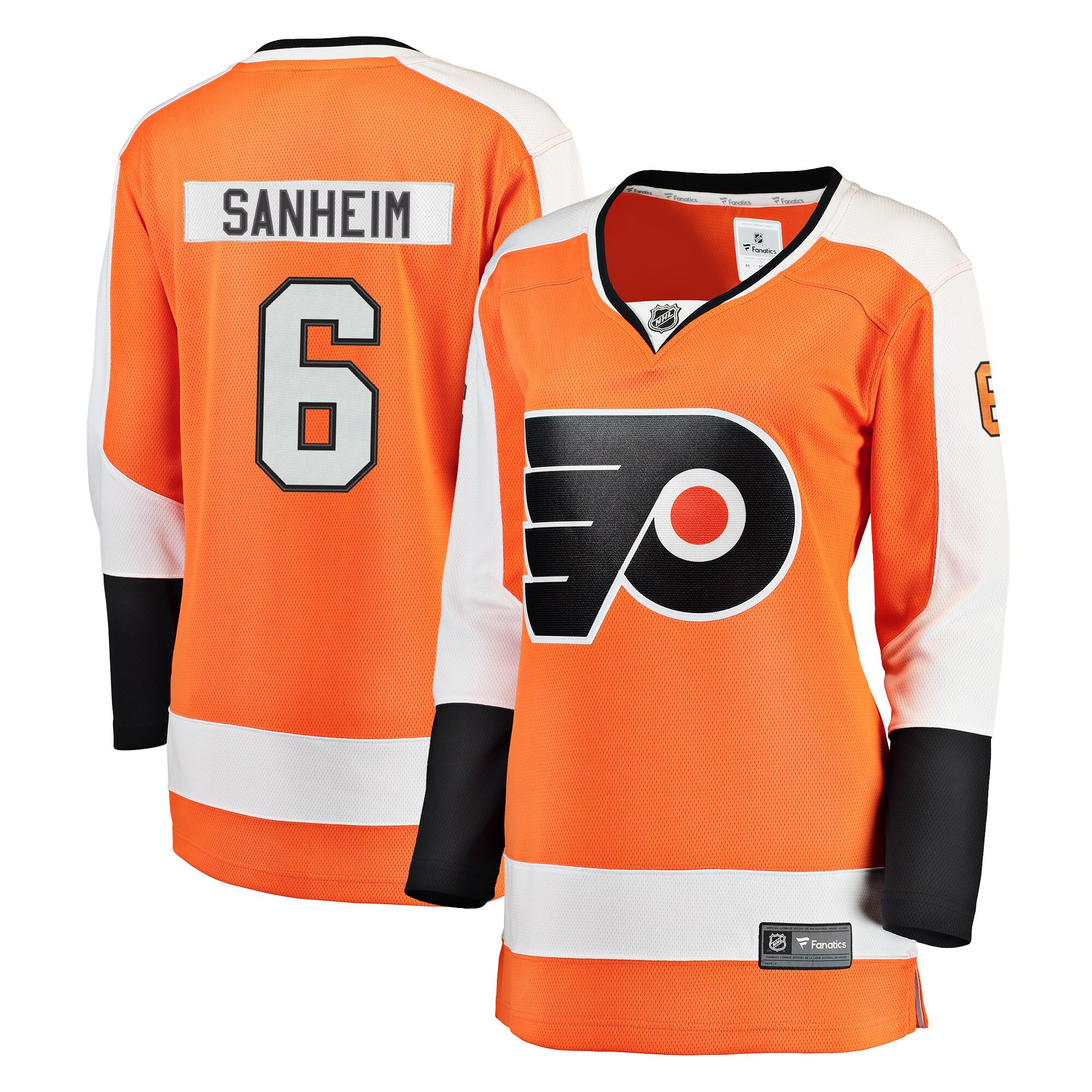 Travis Sanheim Philadelphia Flyers Fanatics Branded Womens Breakaway Player Jersey - Orange Nhl