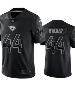 Travon Walker 44 Jacksonville Jaguars Black Reflective Limited Jersey - Men