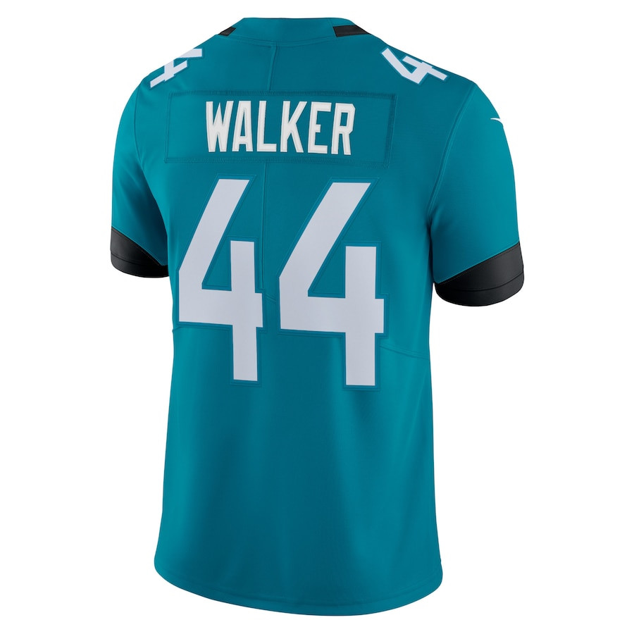 Travon Walker 44 Jacksonville Jaguars Team Logo Vapor Limited Jersey - Teal