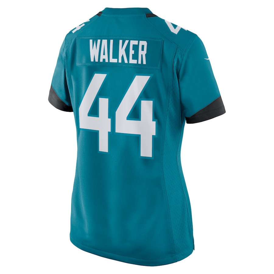 Travon Walker 44 Jacksonville Jaguars Women's 2022 Draft First Round Pick Game Jersey In Teal