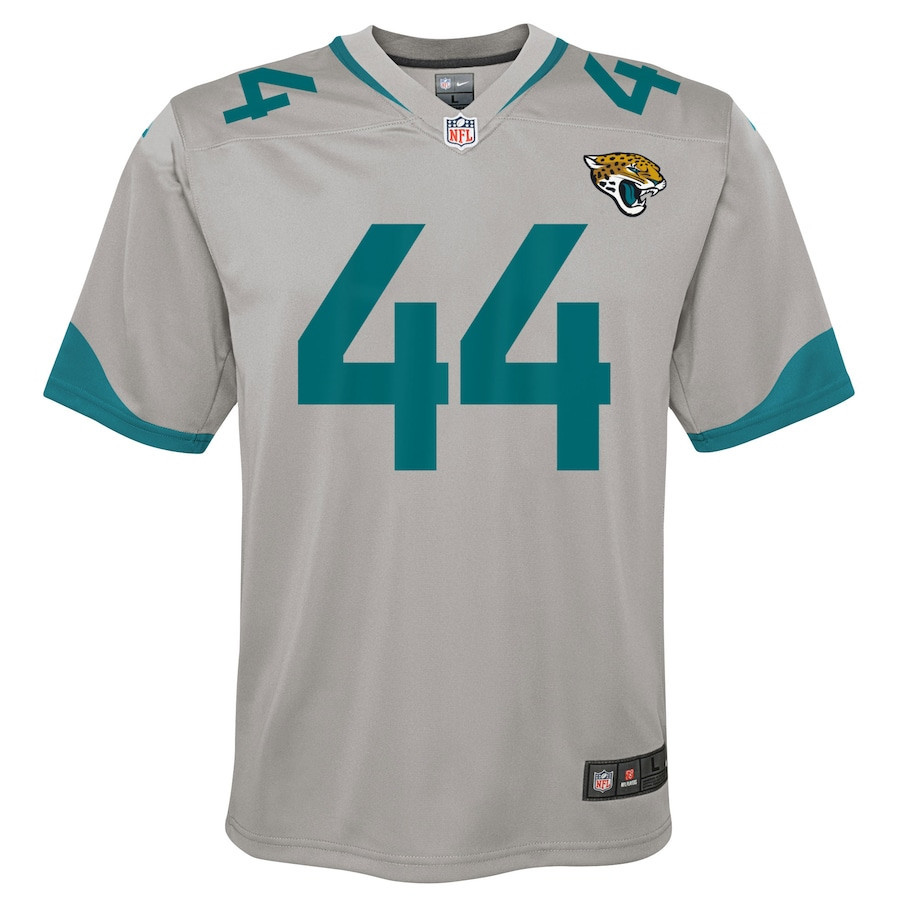 Travon Walker 44 Jacksonville Jaguars Youth Inverted Game Jersey - Silver