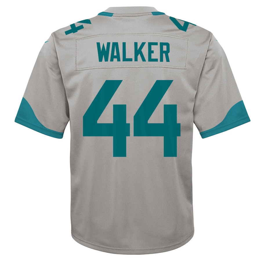 Travon Walker 44 Jacksonville Jaguars Youth Inverted Game Jersey - Silver