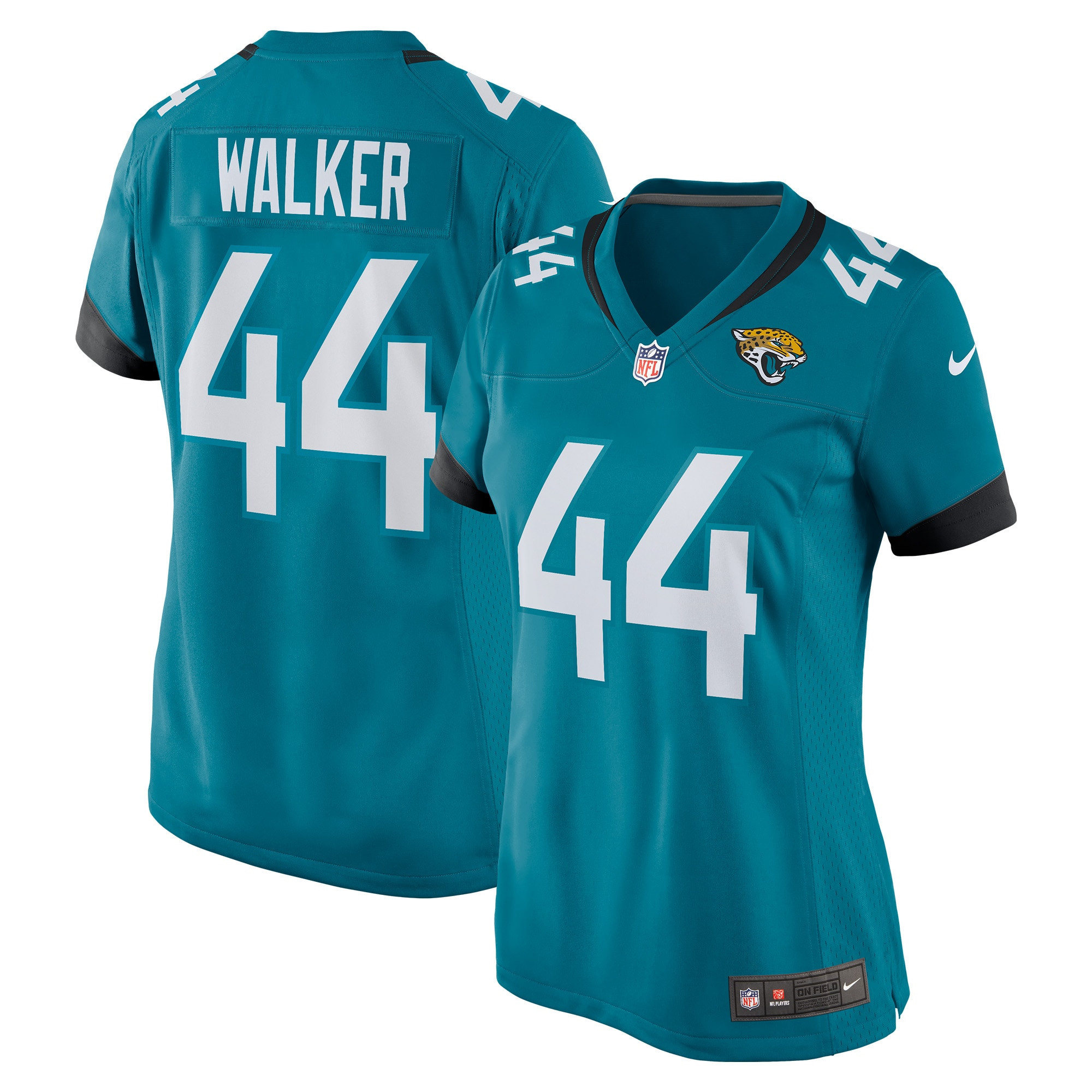 Travon Walker Jacksonville Jaguars Womens 2022 Nfl Draft First Round Pick Game Jersey - Teal Nfl