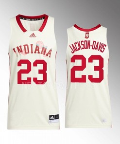 Trayce Jackson-Davis 23 Indiana Hoosiers 2022-23 Honoring Black Excellence Uniform Basketball Jersey Cream