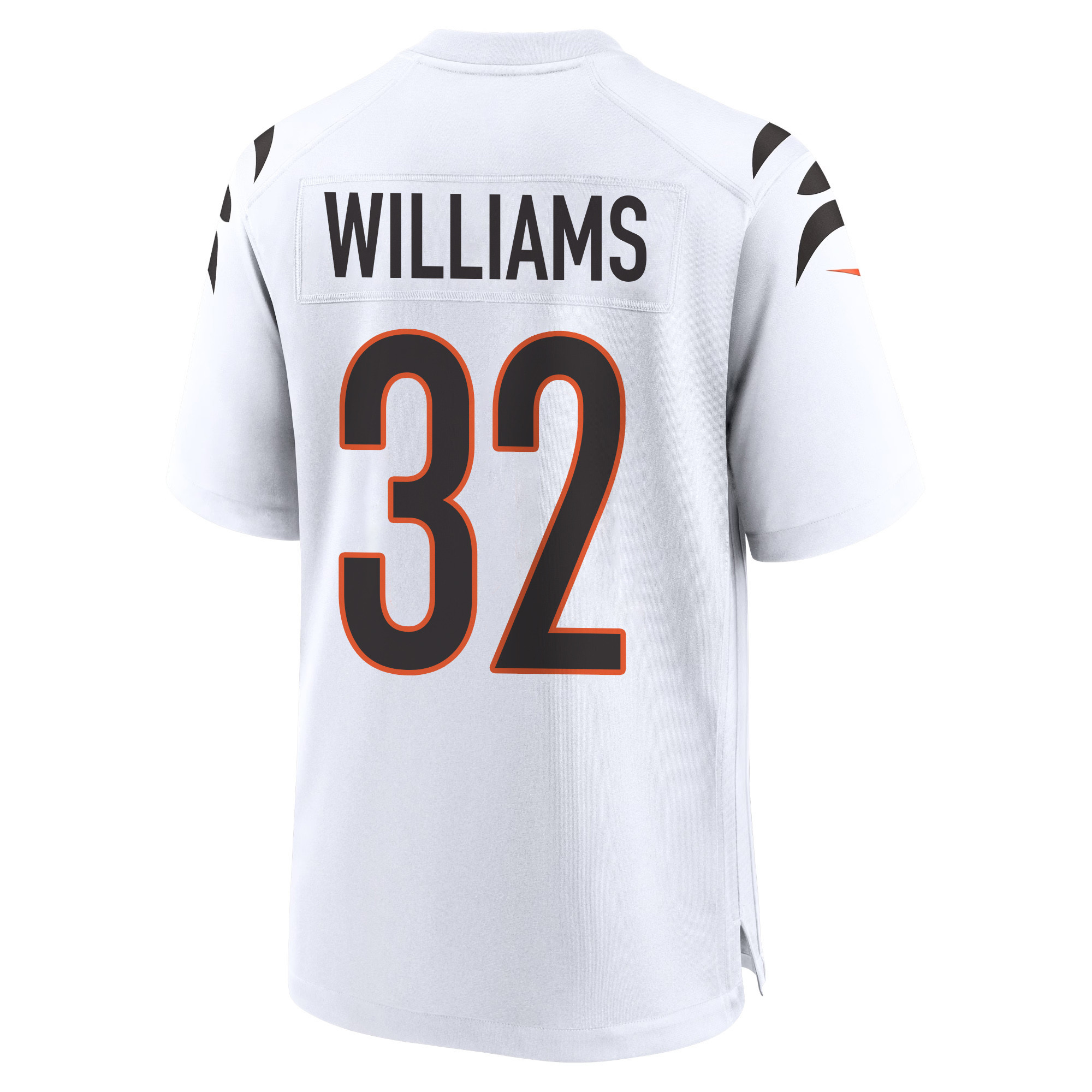 Trayveon Williams 32 Cincinnati Bengals Super Bowl LVII Champions Men Game Jersey - White