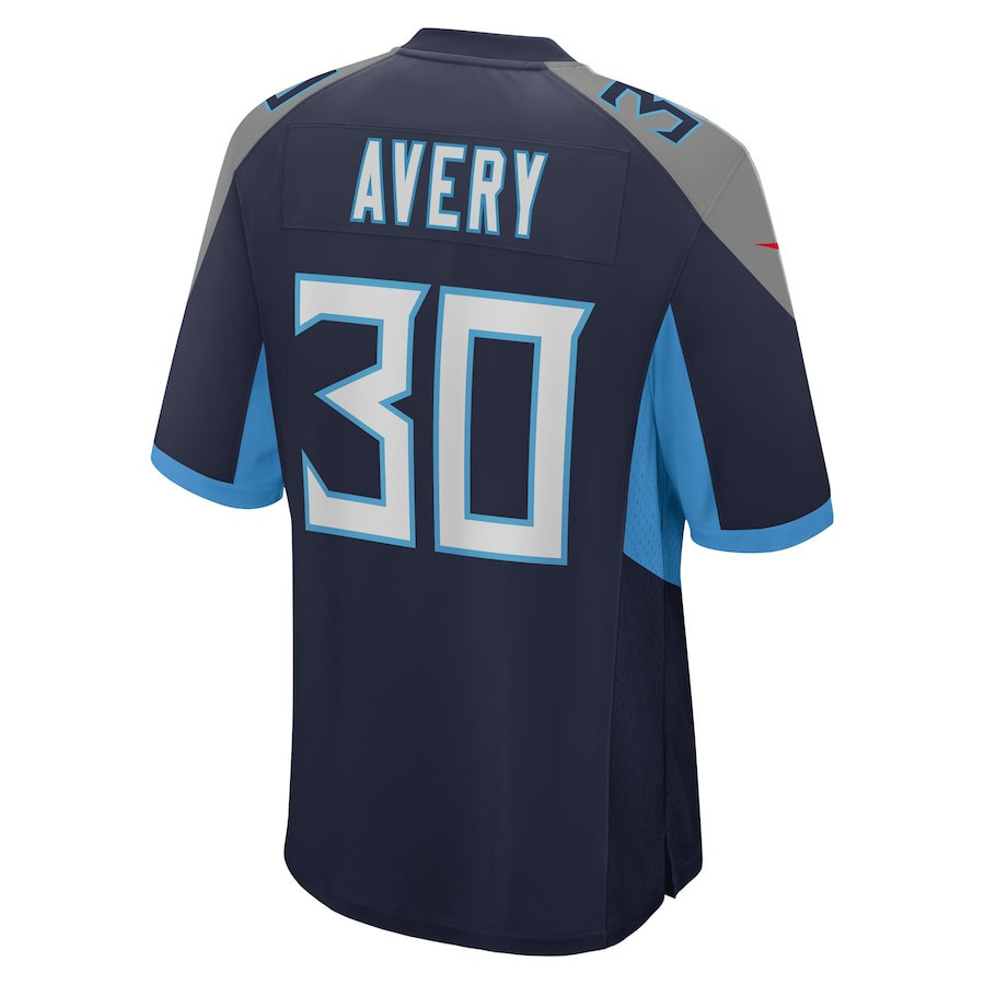 Tre Avery Tennessee Titans Game Player Jersey - Navy