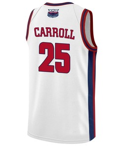 Tre Carroll 25 FAU Owls 2023 Final Four Basketball Men Jersey- White