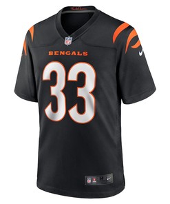 Tre Flowers 33 Cincinnati Bengals Game Jersey - Black