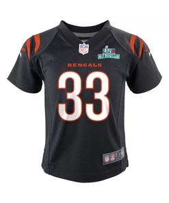 Tre Flowers 33 Cincinnati Bengals Super Bowl LVII Champions Youth Game Jersey - Black
