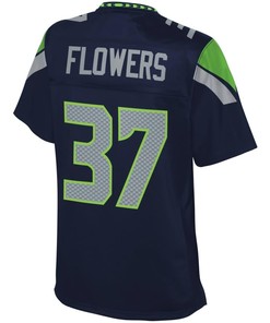 Tre Flowers Seattle Seahawks Nfl Pro Line Womens Player Jersey - College Navy