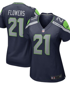 Tre Flowers Seattle Seahawks Womens Game Jersey - College Navy Nfl