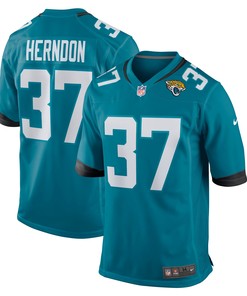 Tre Herndon Jacksonville Jaguars Game Jersey Teal Nfl