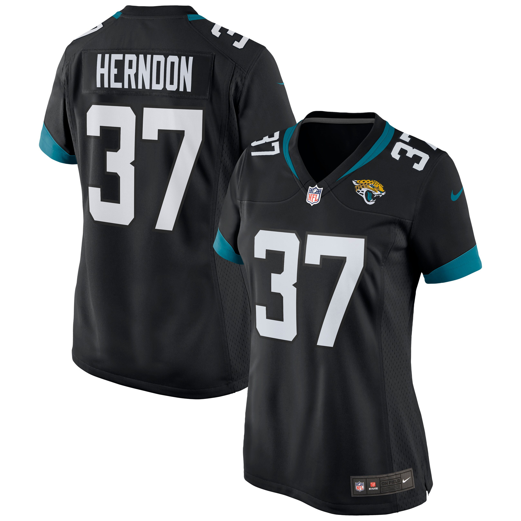 Tre Herndon Jacksonville Jaguars Womens Game Jersey Black Nfl