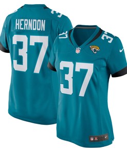 Tre Herndon Jacksonville Jaguars Womens Game Jersey - Teal Nfl