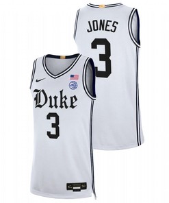 Tre Jones 3 Duke Blue Devils 2023 Alumni Limited The Brotherhood Men Jersey - White