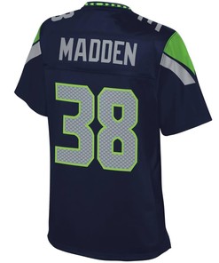 Tre Madden Seattle Seahawks Nfl Pro Line Womens Player Jersey - College Navy