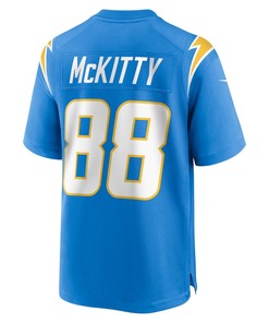 Tre McKitty 88 Los Angeles Chargers Game Jersey - Powder Blue